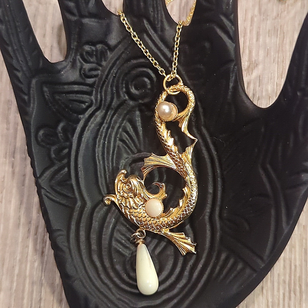 Dragon Koi Sea Serpent Necklace